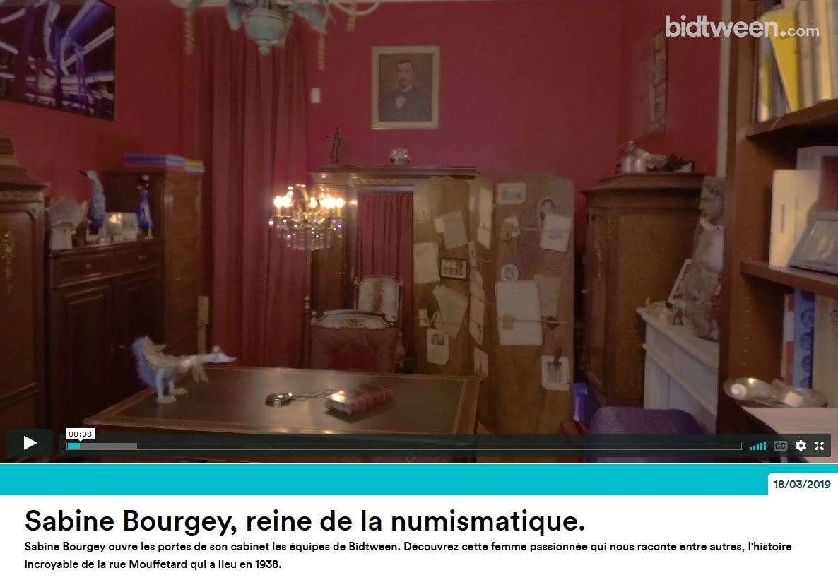 La numismatique de Sabine Bourgey
